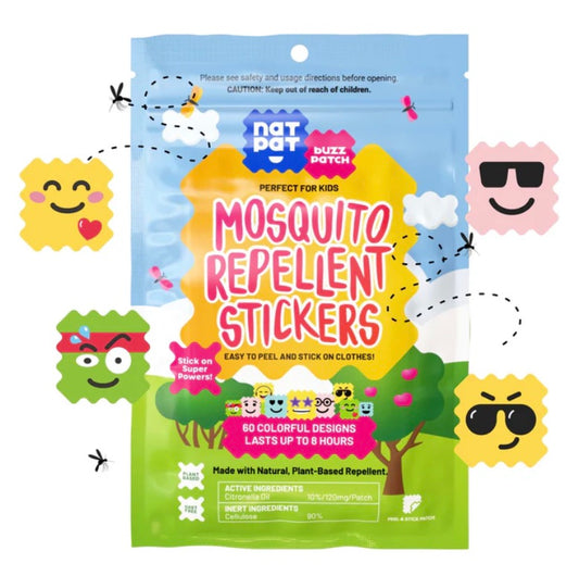 Buzz Patch - Mosquito Repellent Stickers For Kids | 24 Pack