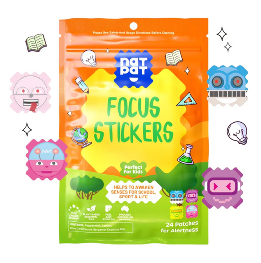 Focus Patch - Focus Enhancing Stickers | 24 Pack